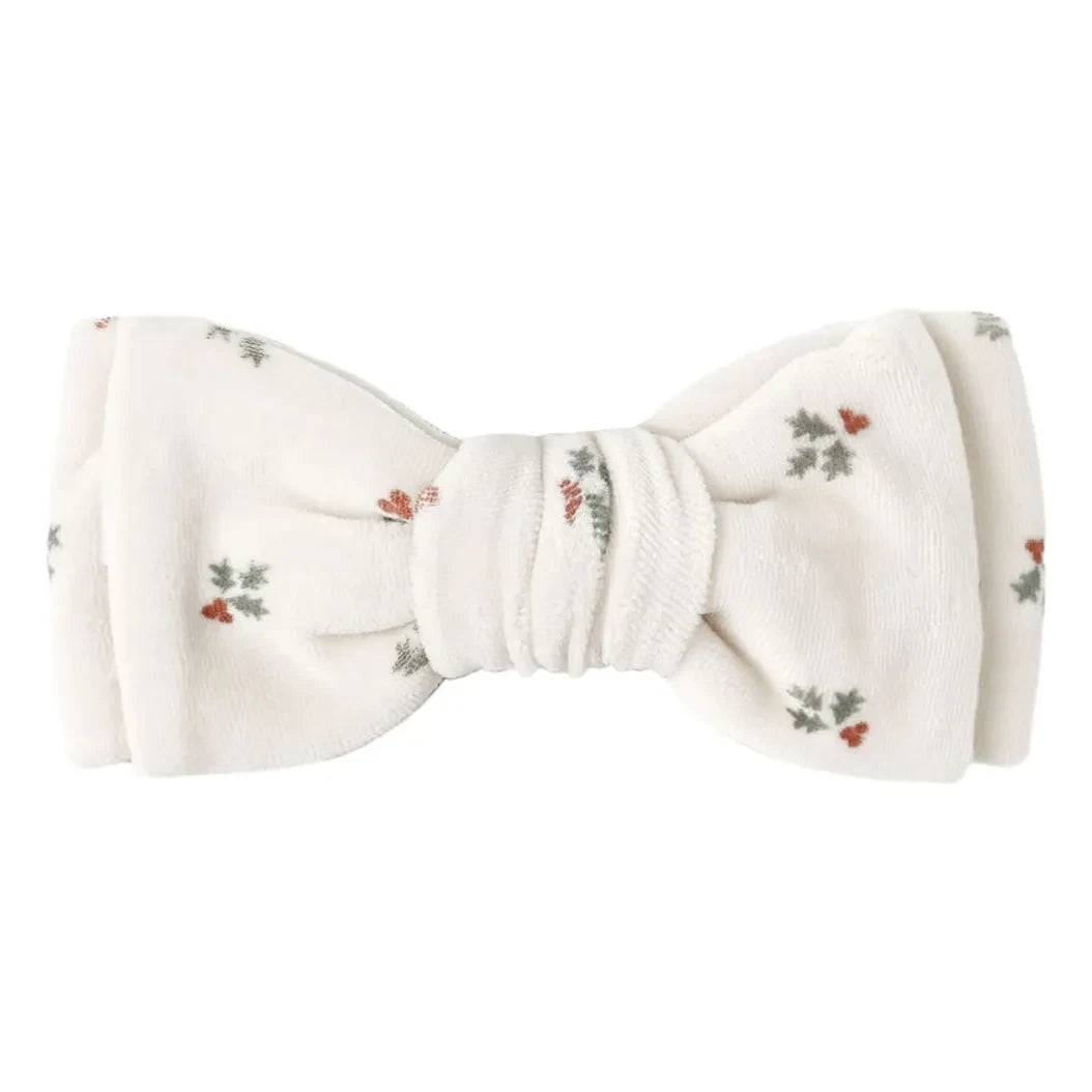 Quincy Mae - Holly Berry Schleifen-Haarband | Ecru