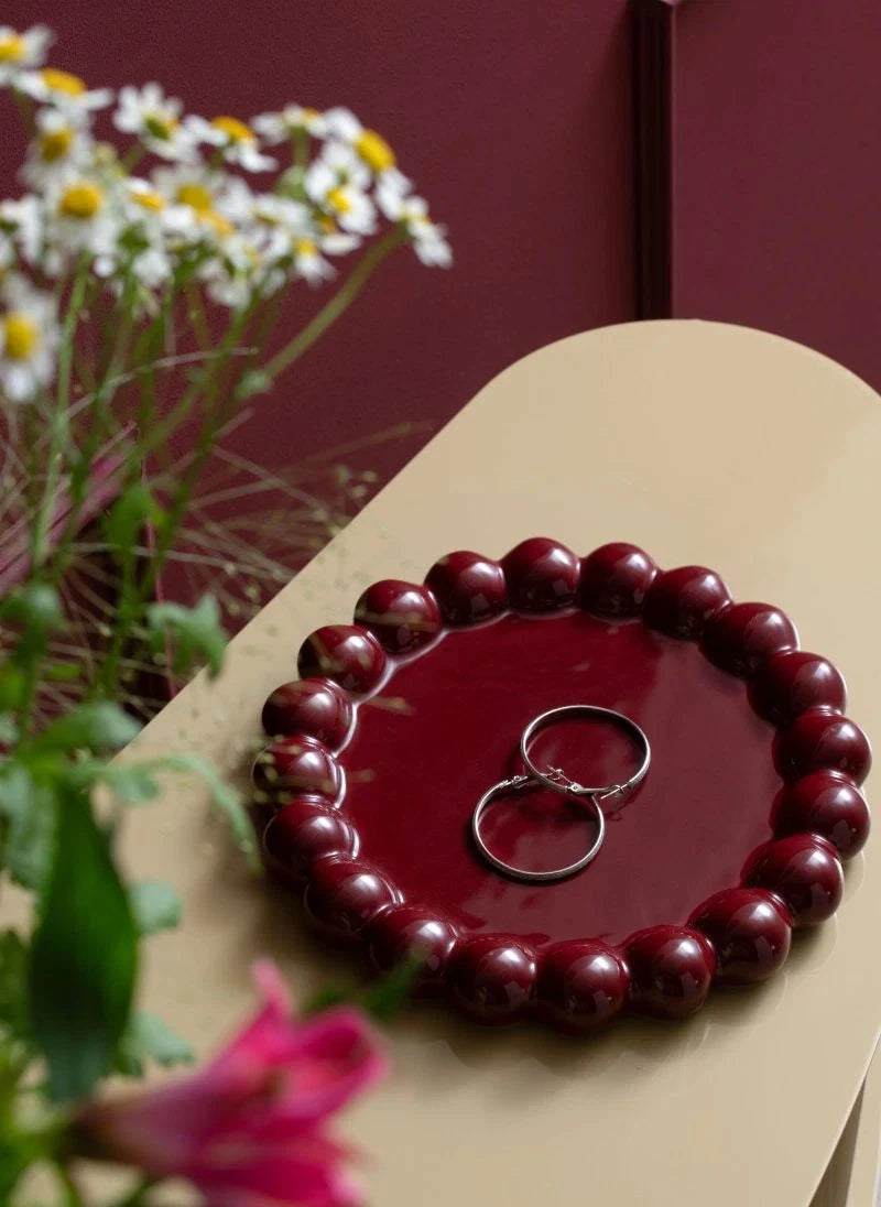 Present Time - Cadiz Dotty Serviertabletts | Bordeaux