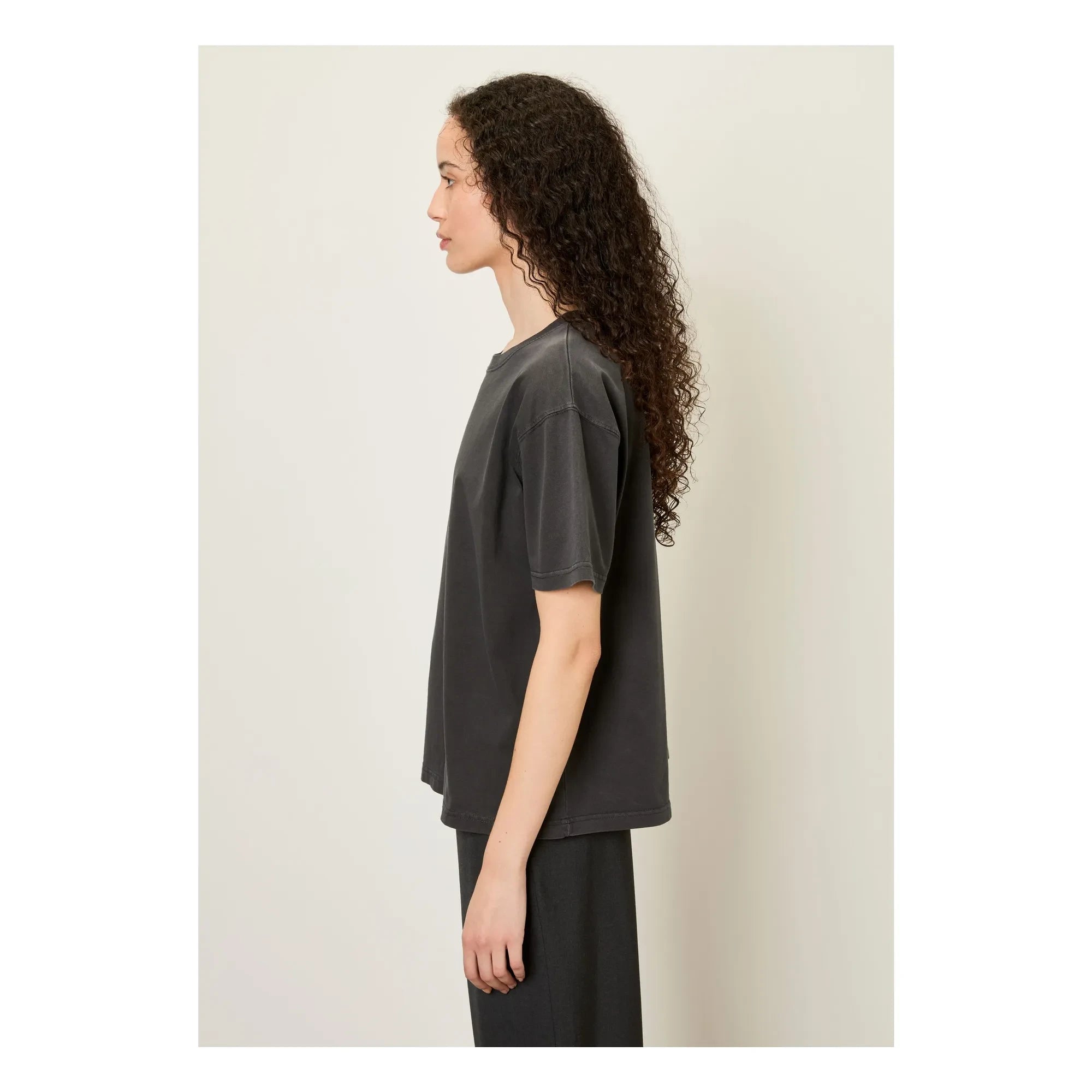 American Vintage - T-Shirt aus Baumwolle von Fizvalley | Carbon