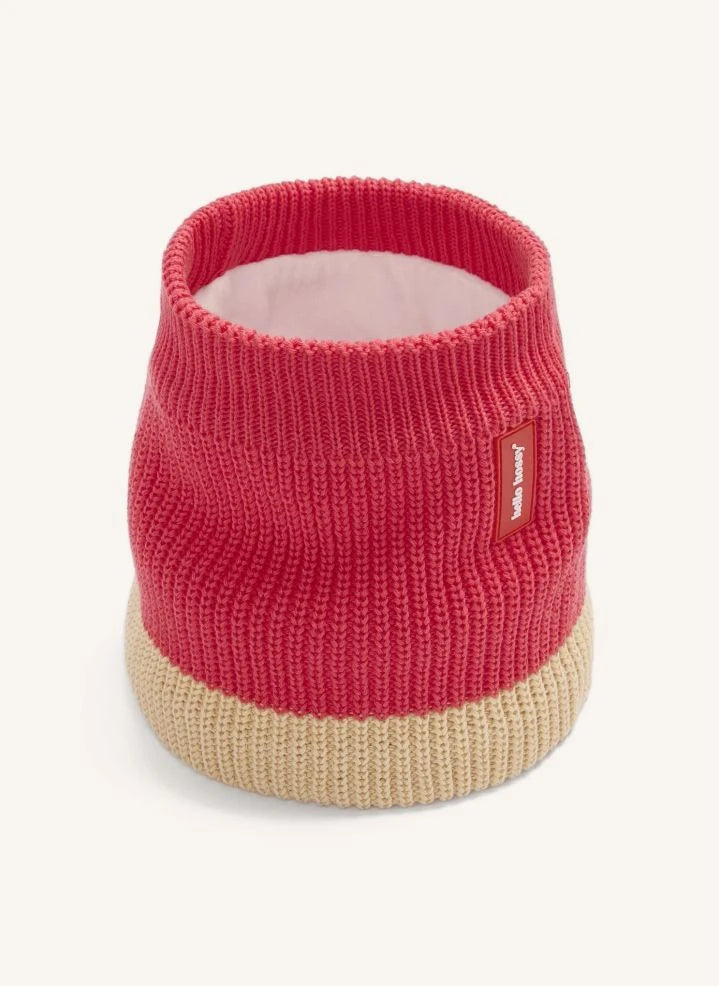 Hallo Hossy - Cocoon Organische Baumwolle Choker | Himbeerrot