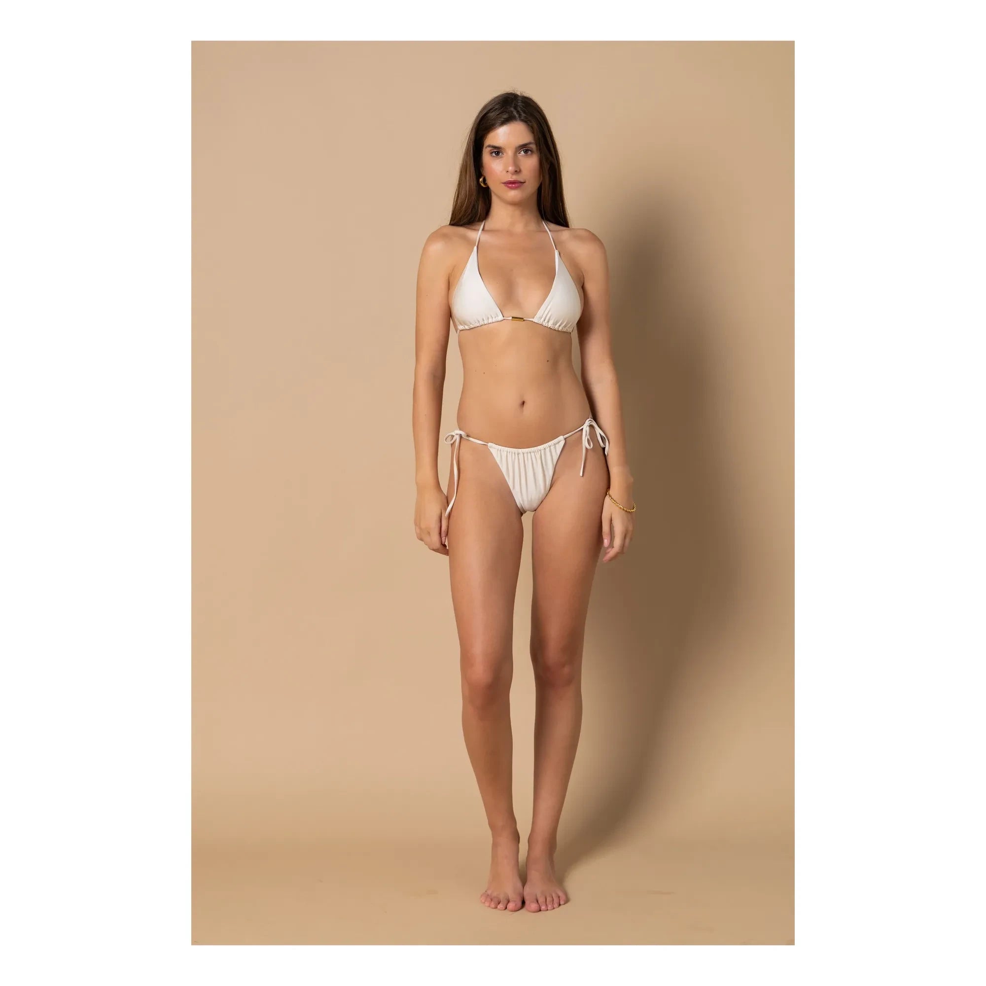 Alma Deia - Triangle Bikini Oberteil Jenny | Cremeweiß