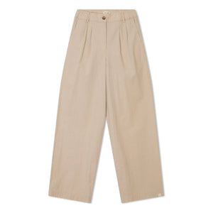 Matona - Bio-Baumwollhose mit Falten | Sand