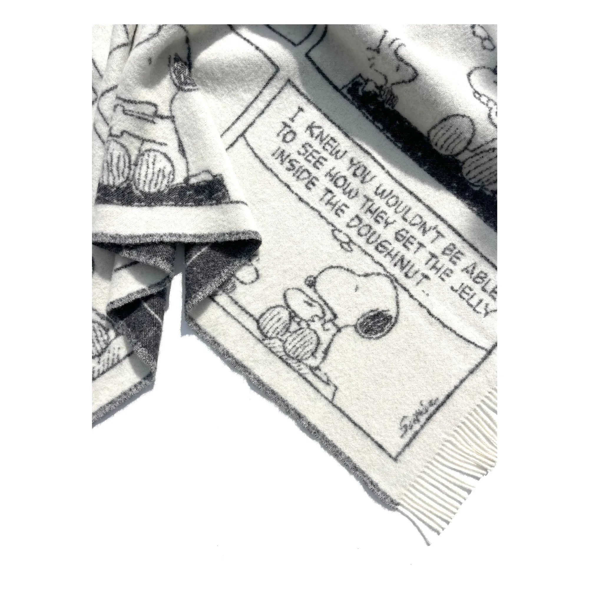 Maison Deux - Peanuts Schal | Schwarz