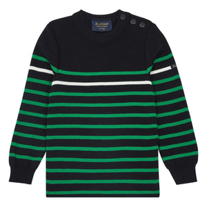 Le Minor - Gestreifter Merinowoll-Pullover x Smallable | Marineblau