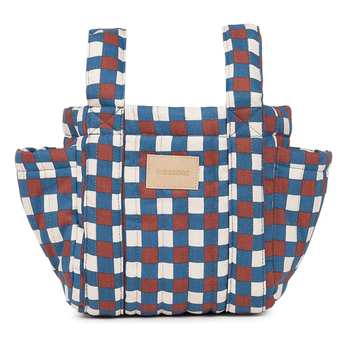Nobodinoz - Hyde Park Mosaic Kinderwagen-Organizer Tasche | Blau