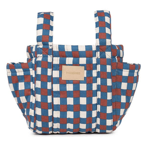 Nobodinoz - Hyde Park Mosaic Kinderwagen-Organizer Tasche | Blau