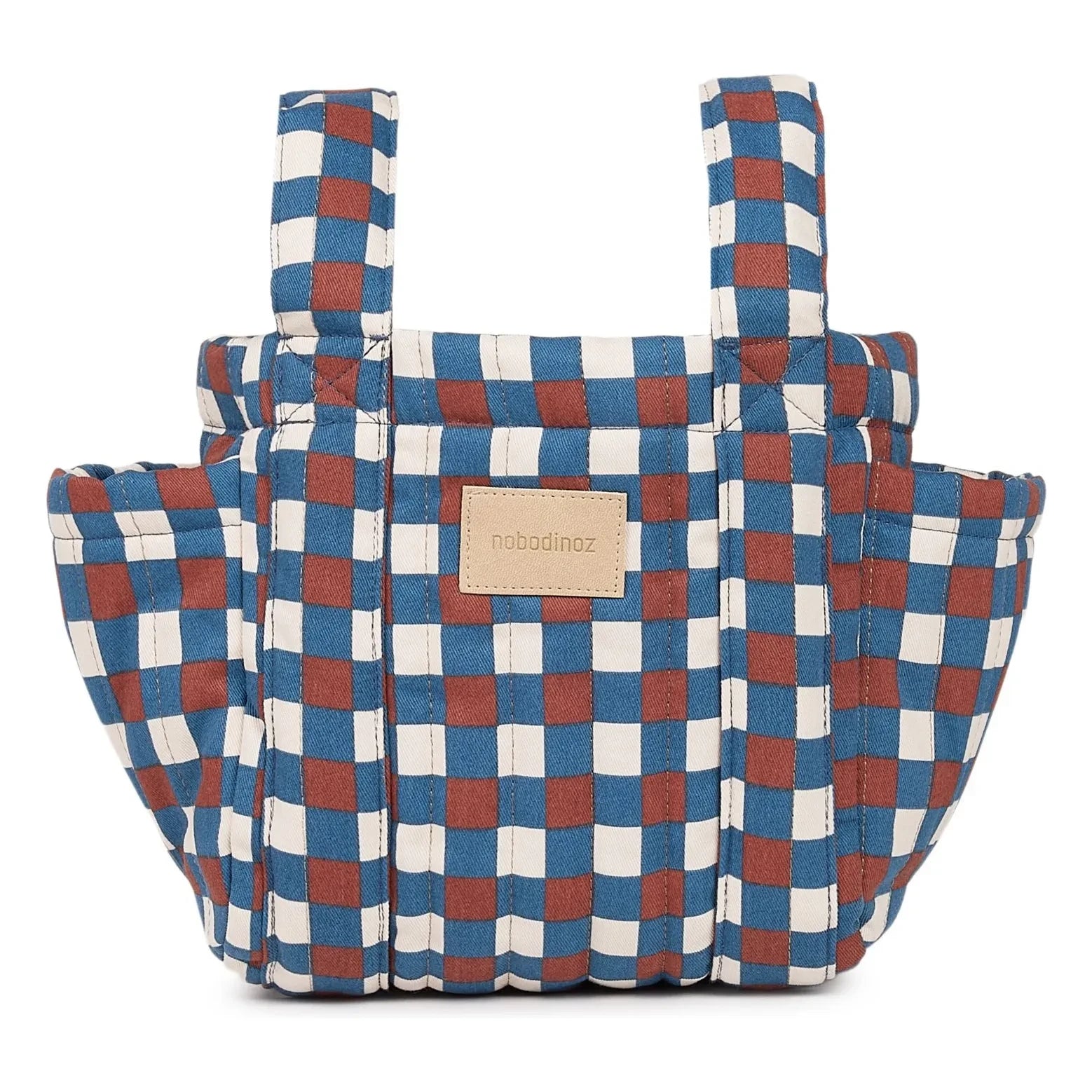 Nobodinoz - Hyde Park Mosaic Kinderwagen-Organizer Tasche | Blau