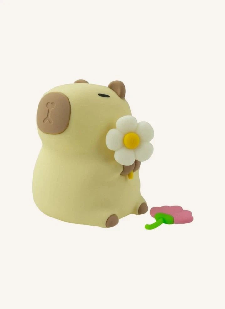 Mary's - Blühende Kapibara Nachttischlampe | Beige