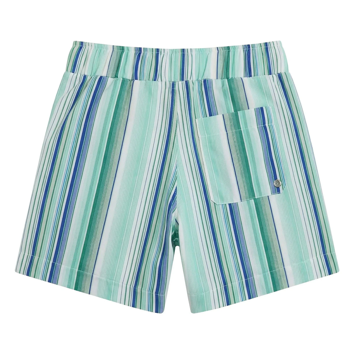 Lison Paris - Gestreifte Badeshorts Lagoon | Blau