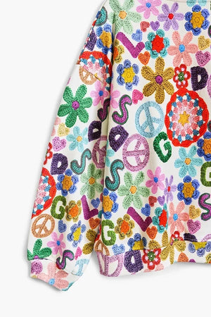 Desigual Çocuk Pamuklu Sweatshirt