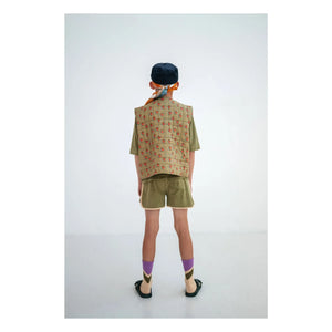 Repose AMS - Jogger Shorts aus Bio-Baumwolle | Khaki