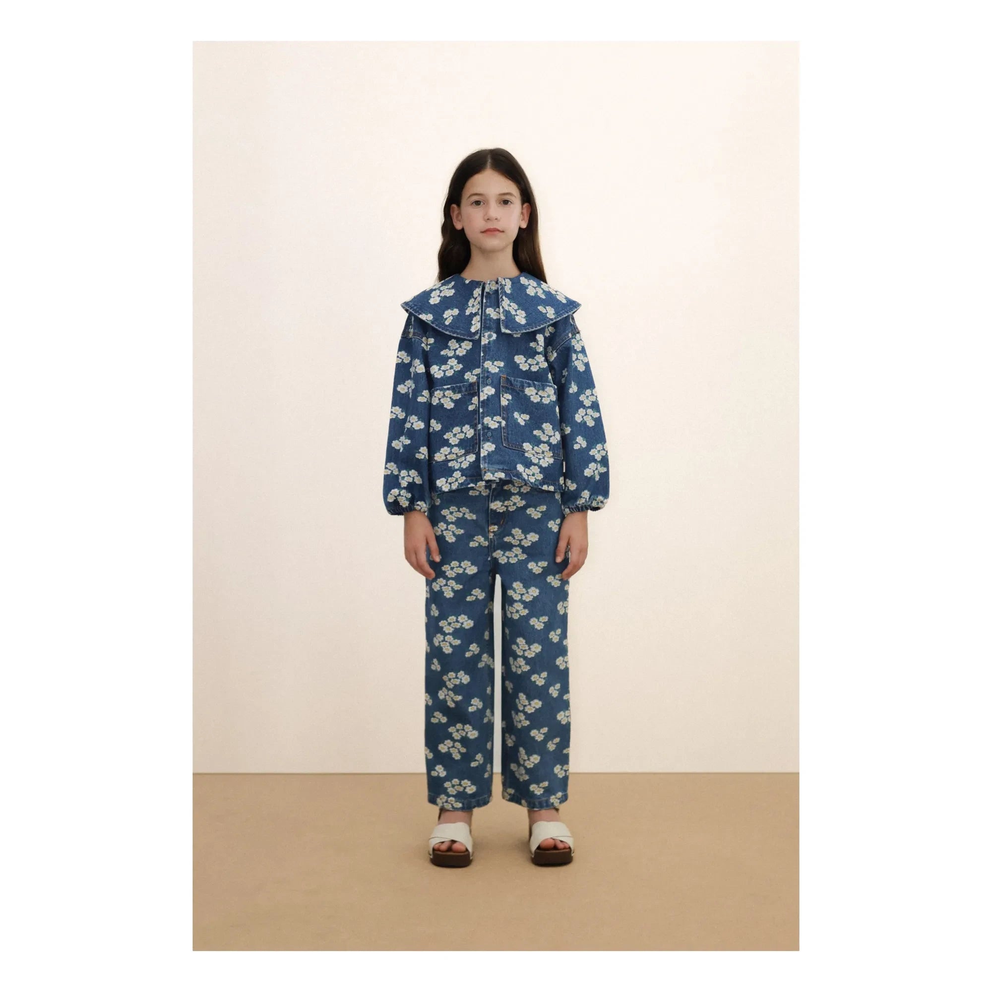 Tinycottons - Jeans Marguerites | Blau