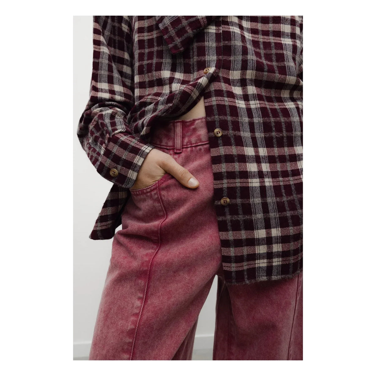 the new society - Koton Denim-Hose | Rot
