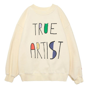 True Artist – Sweat N°11 Bio-Baumwolle | Blassgelb