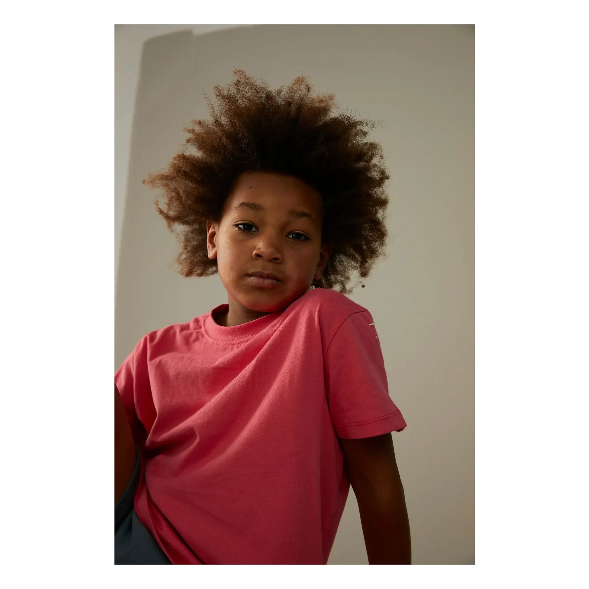 Gray Label - Bio-Baumwoll-Kurzarm-Sweatshirt | Fuchsia
