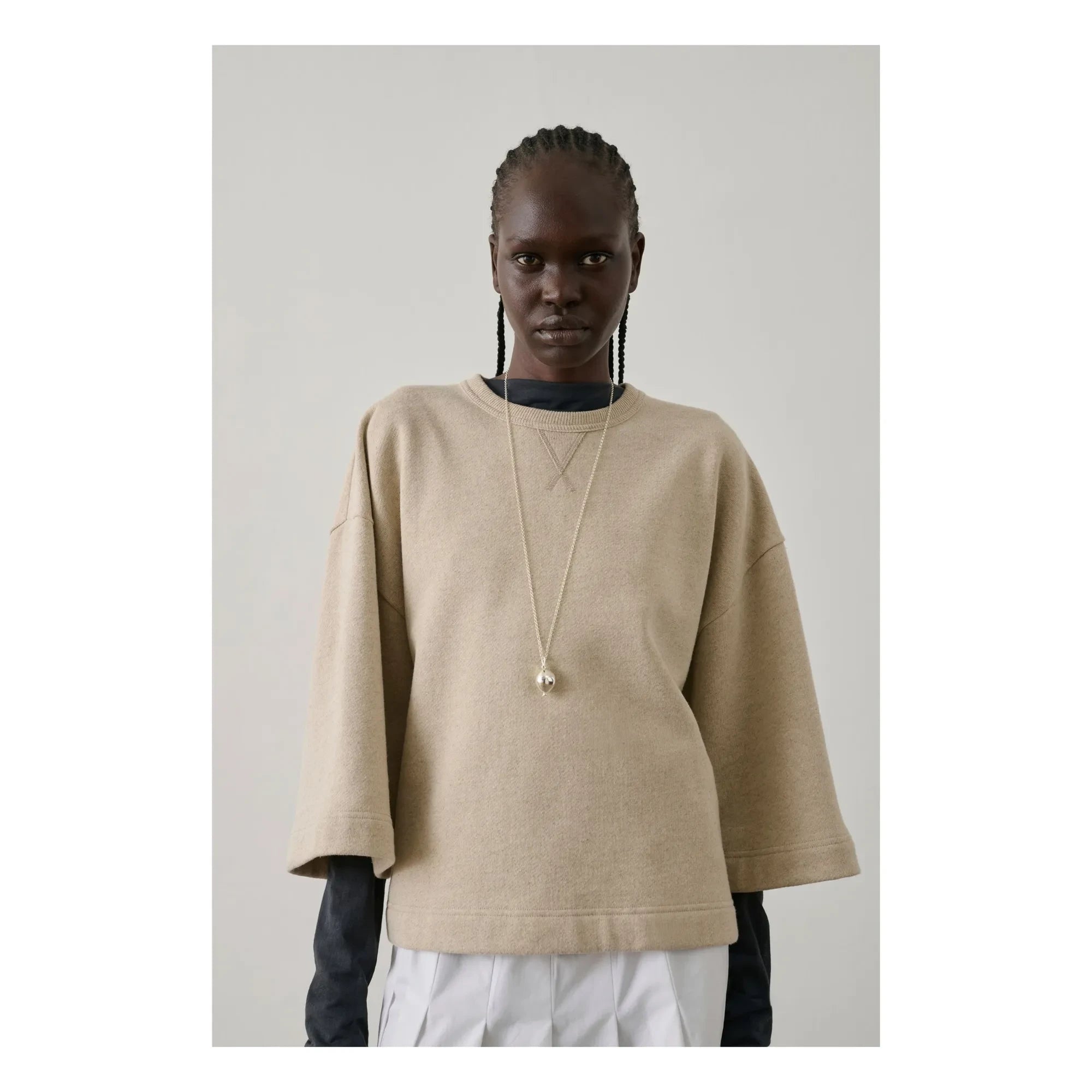Soeur – Iksan Sweatshirt | Heather Beige