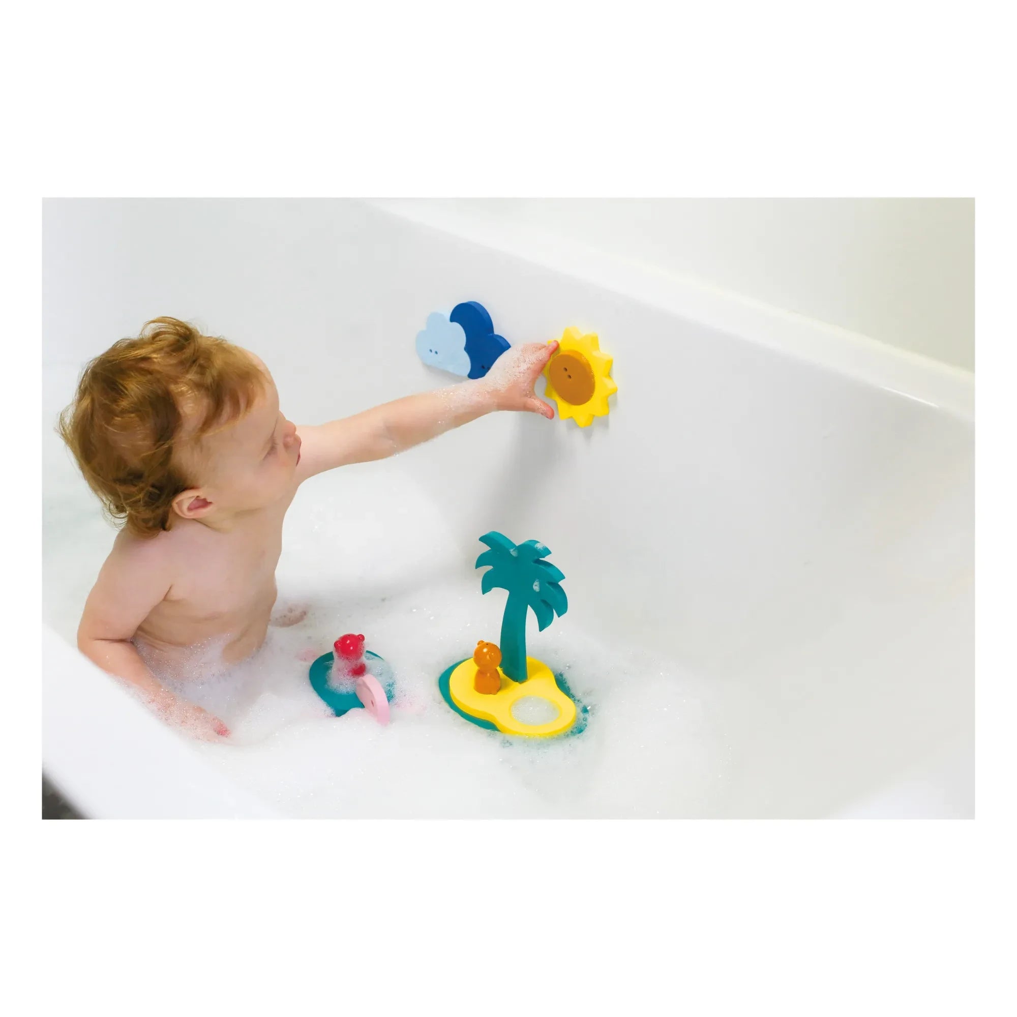 Quut – 3D Badezimmer-Puzzle Treasure Island Puzzle – 12 Teile