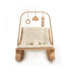 Charlie Crane - Levo Babywippe Spielbogen mit Spielzeug | Buche