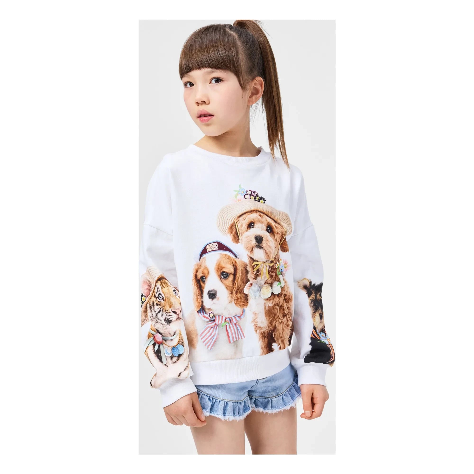Molo - Maxi Dog Sweat Bio-Baumwolle | Weiß