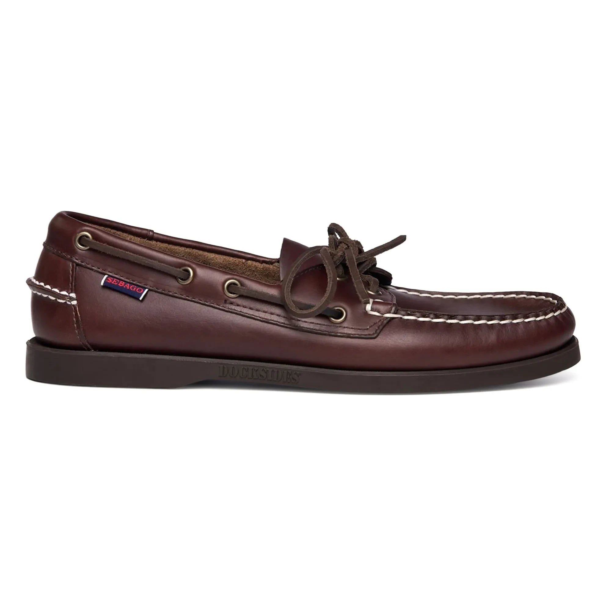 Sebago – Docksides Portland Waxed Loafer | Dunkelbraun