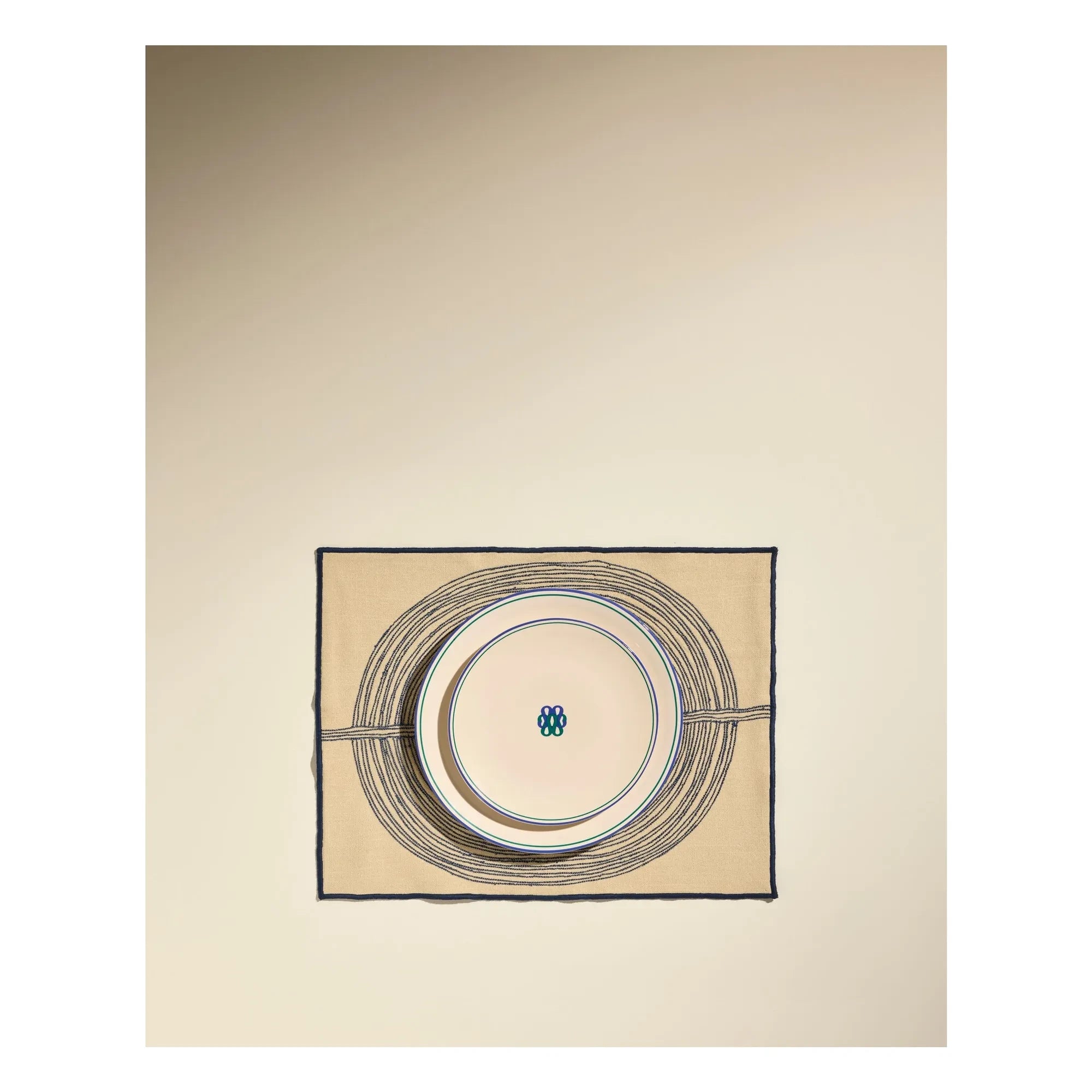 Maison Sarah Lavoine – Mirage besticktes Platzset | Blau