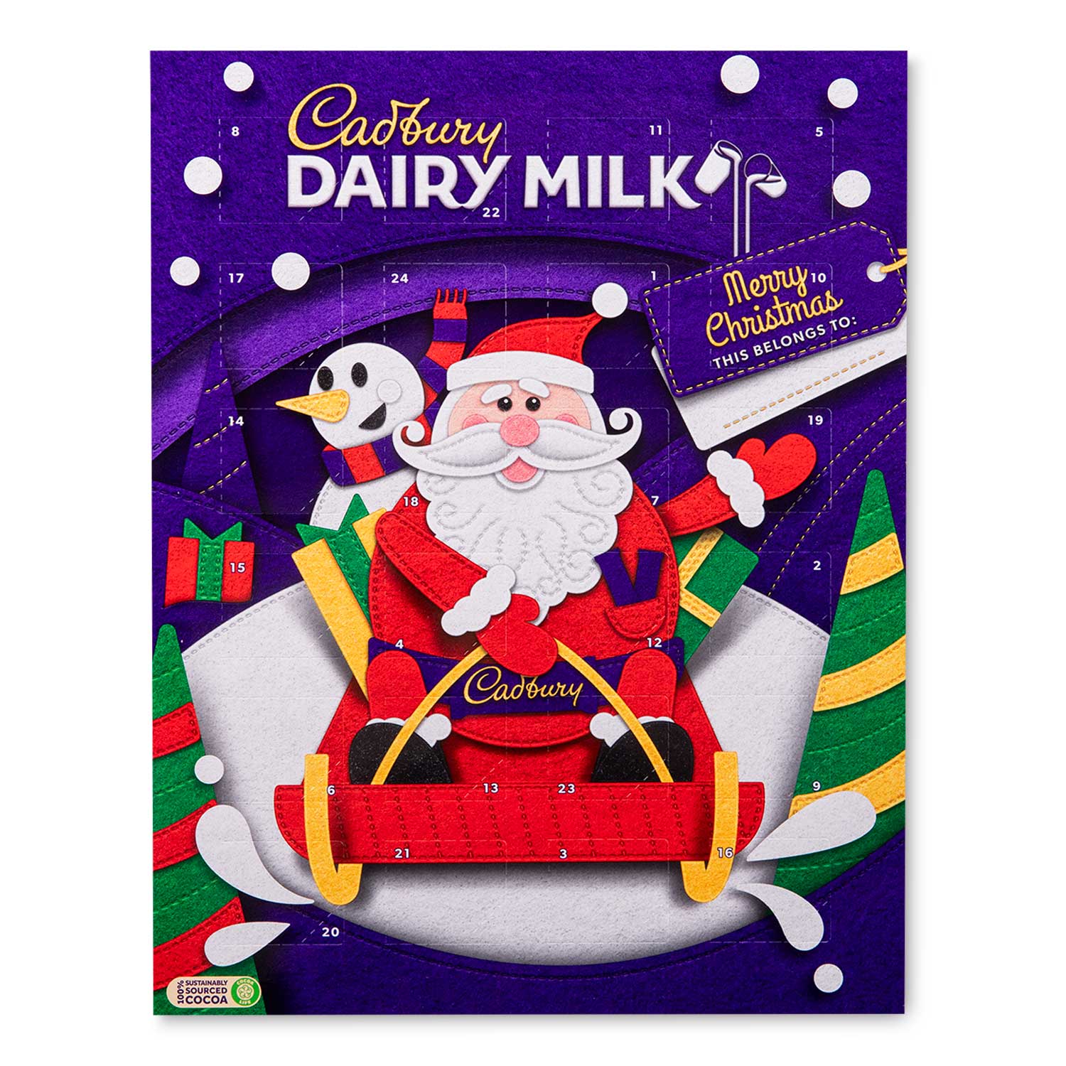 Cadbury – Neujahrs-Schokoladen-Adventsgeschenkpaket 