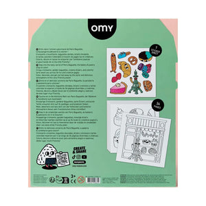 Omy - Butik boyama kitabı - Fransız Bageti