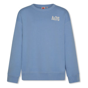AO76 - Oscar Sweatshirt aus recycelter Baumwolle | Hellblau