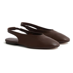 Soeur - Emmett Leder-Ballerinas | Schokolade