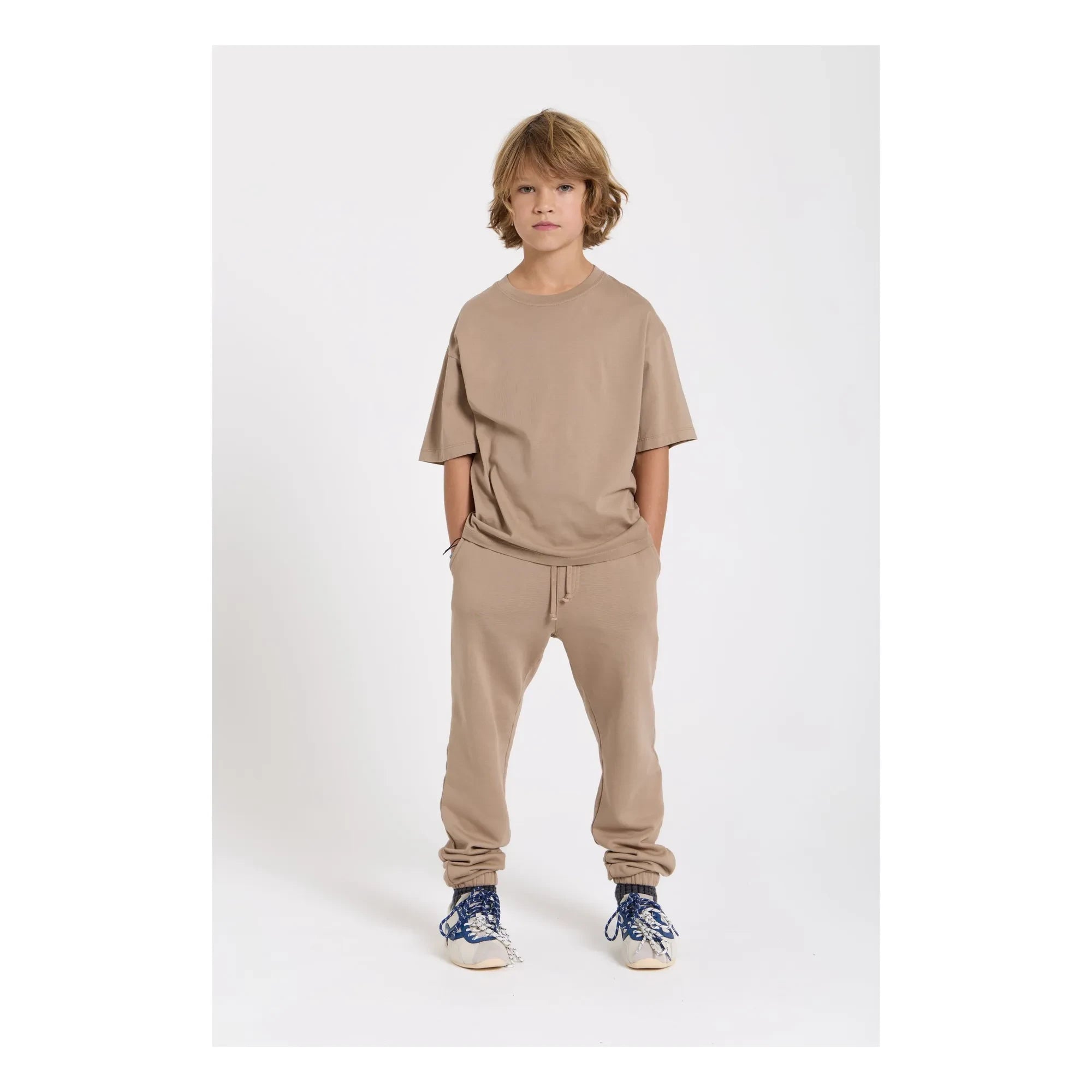Smallable Kid - Rush Bio-Baumwoll Jogginghose | Taupe Braun
