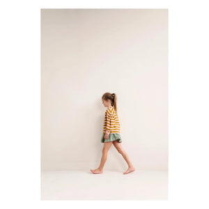 Jenest - Millie gestreiftes Sweatshirt aus Bio-Baumwolle | Senf