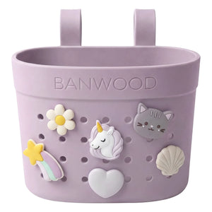 Banwood - Pin & Ride özelleştirilebilir bisiklet sepeti/çekçek | Lavanta