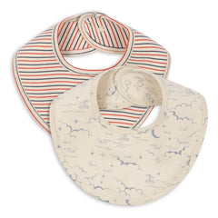 Konges Sløjd - Marino Bandana-Lätzchen - 2er Set | Beige