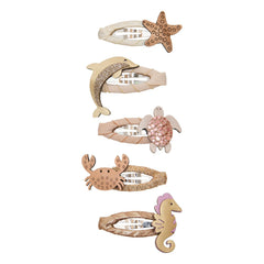 Mimi & Lula - 5er Set Ocean Mini Haarspangen | Gold