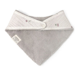 Babyshower - Kirschen-Lätzchen Bandana | Ecru