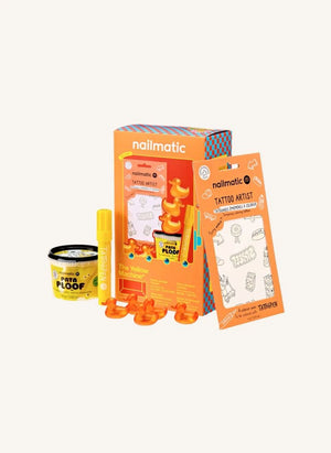 Nailmatic Kids - Gelbes Maschinen-Geschenkset | Gelb