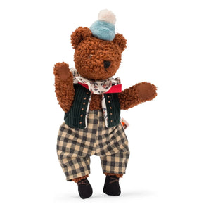 Moulin Roty – Großer Papa-Bär Plüschtier im Karton | Braun