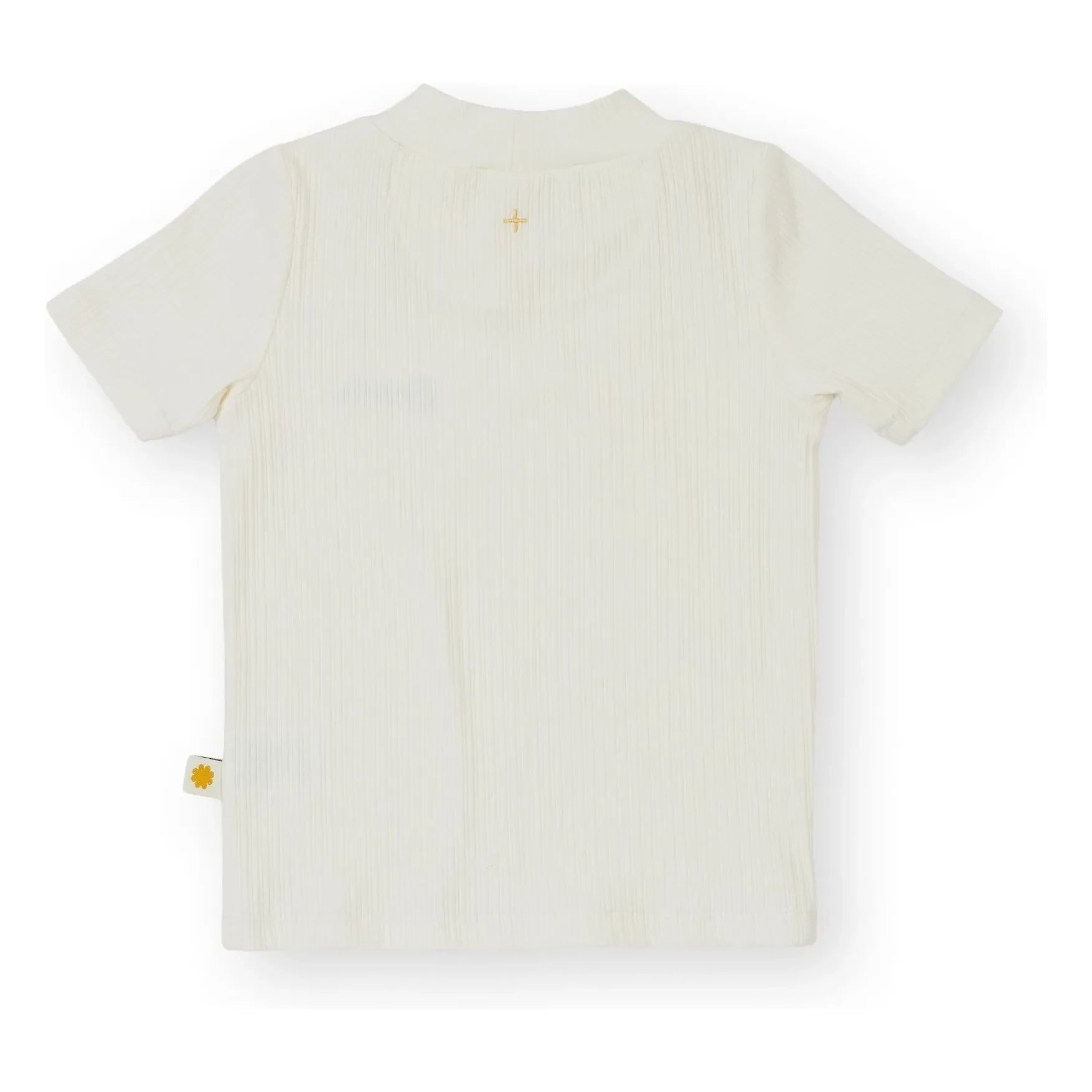 Goldie + Ace - Goldie geripptes T-Shirt | Weiß