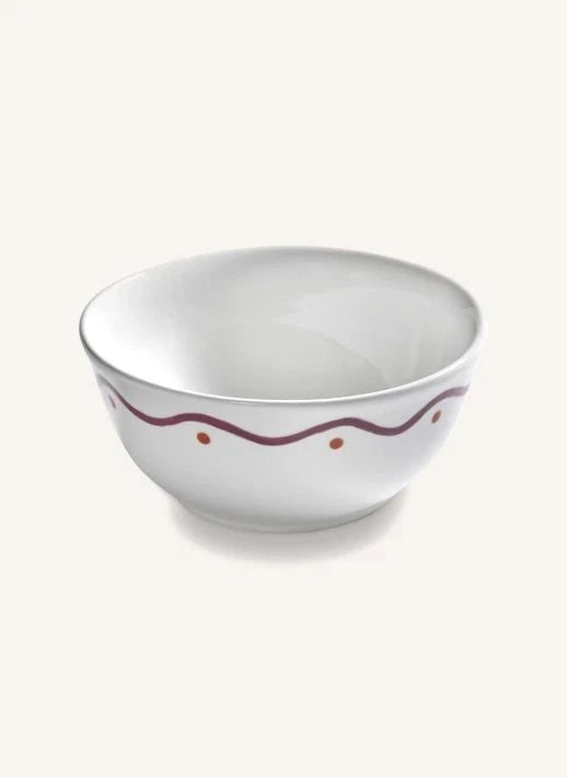 Serax - Charly Wellenmuster Schalen - 2-teiliges Set | Lila