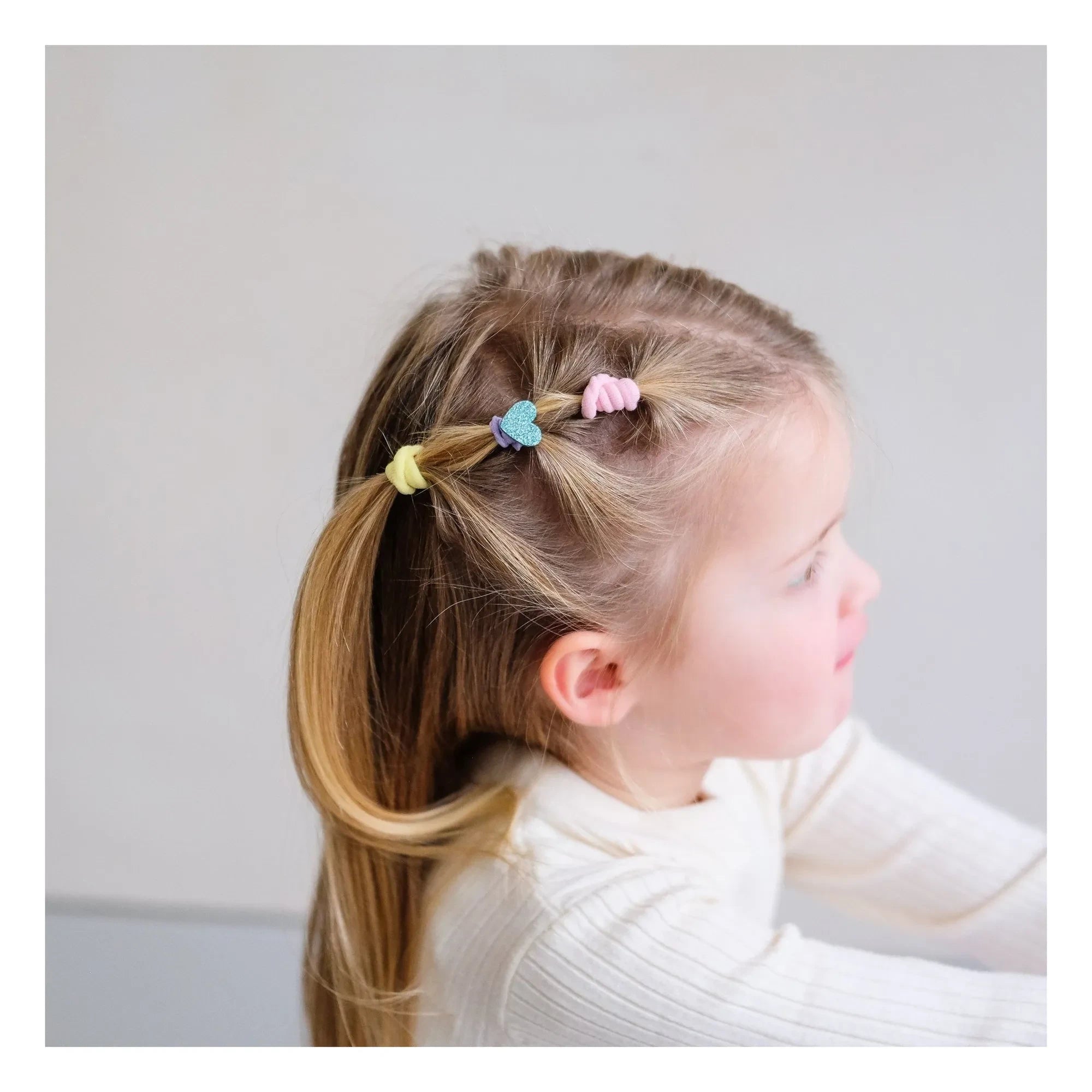 Mimi & Lula - 14-teiliges Set Haargummis und Haarspangen | Lila