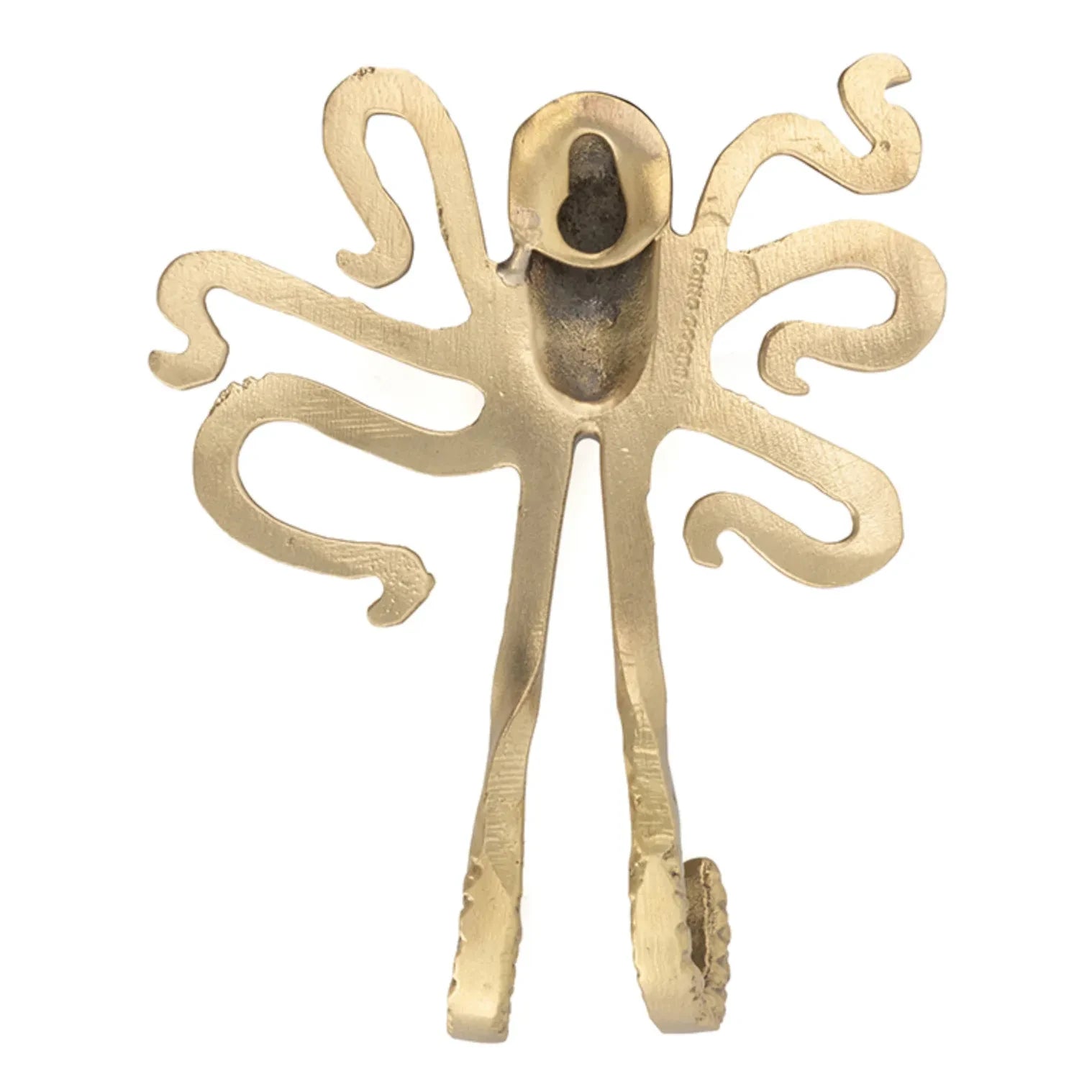 Doing Goods - Ella Octopus Wandhaken aus recyceltem Messing | Gold