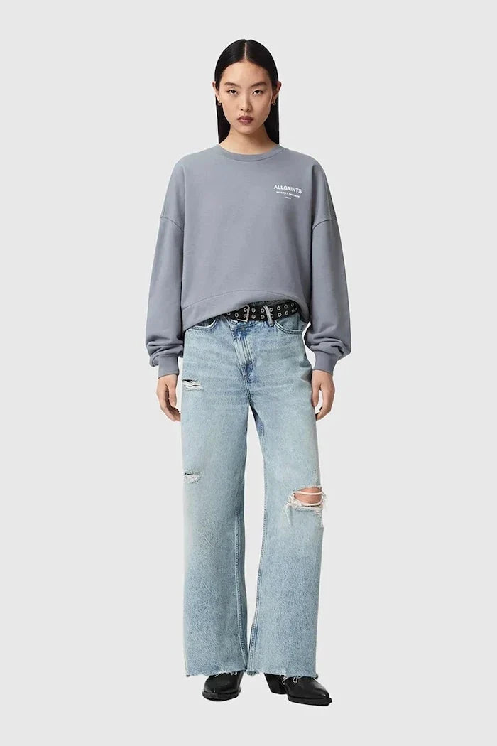 AllSaints kadın pamuklu oversize sweatshirt DREAMER