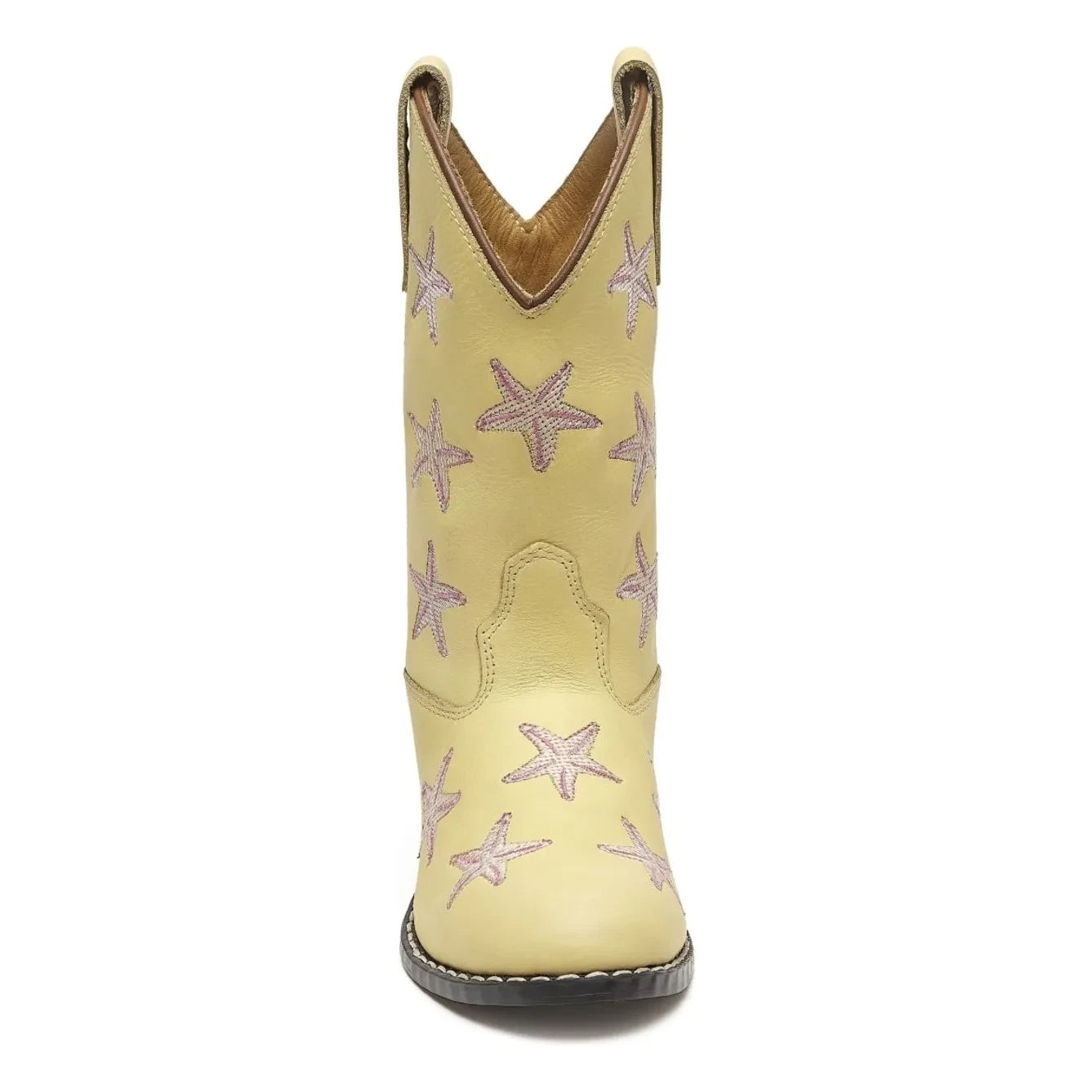 Bootstock - Cowboystiefel Starfish Leder | Blassgelb