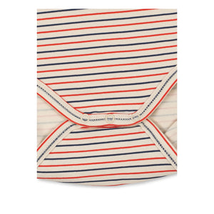 Konges Sløjd - Gestreifter Body aus Bio-Baumwolle | Rot