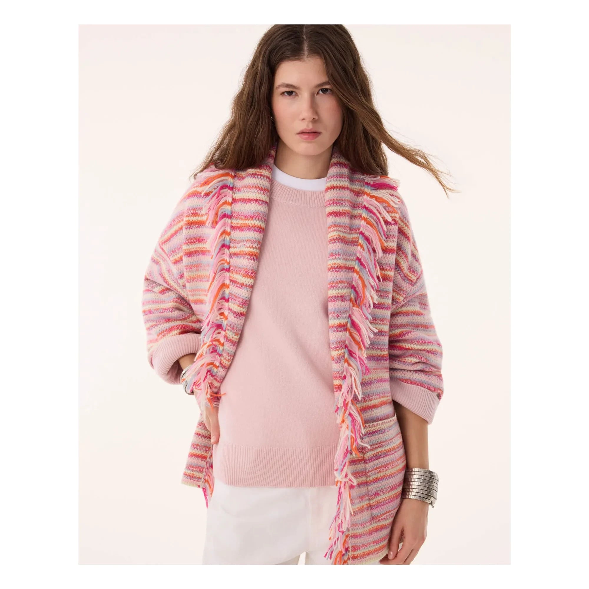 Kujten - Zaina Kaschmir-Cardigan | Sunset
