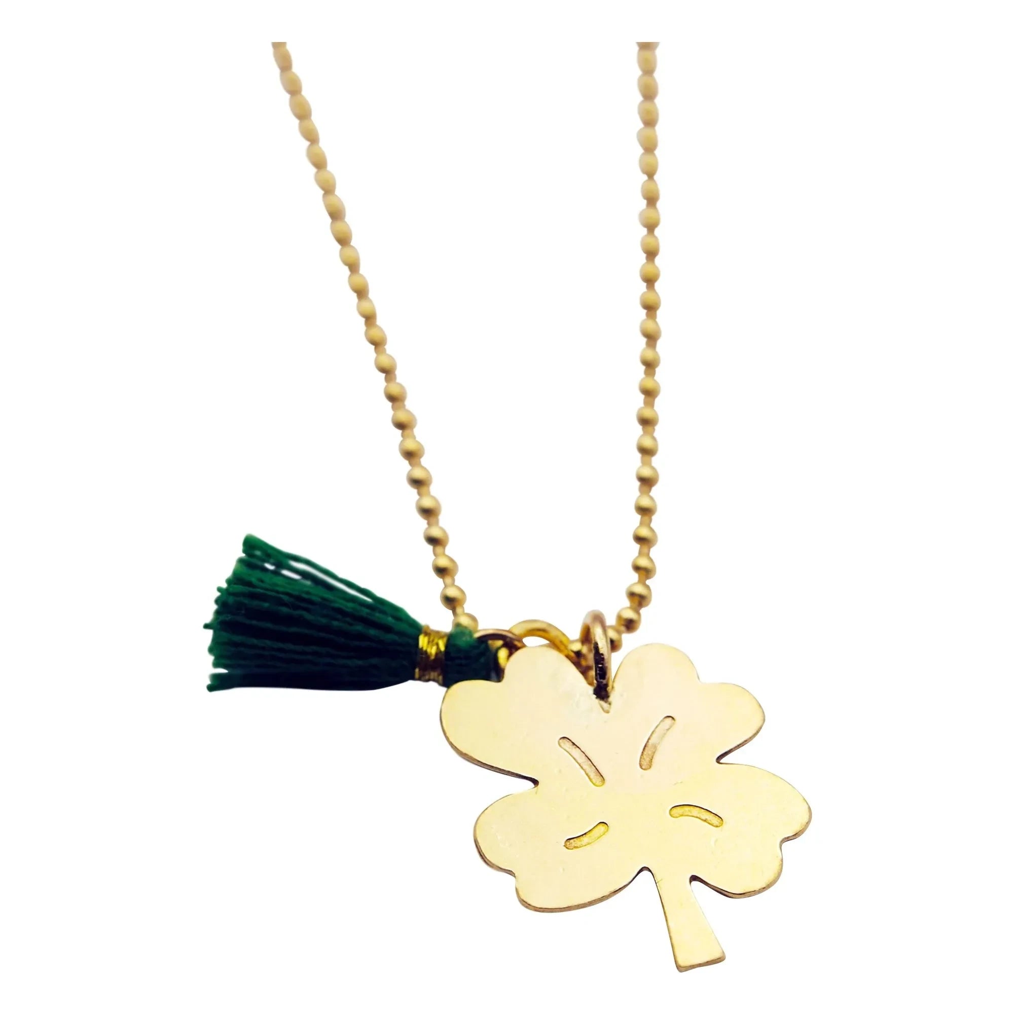Adorabili - Kleeblatt-Halskette | Gold
