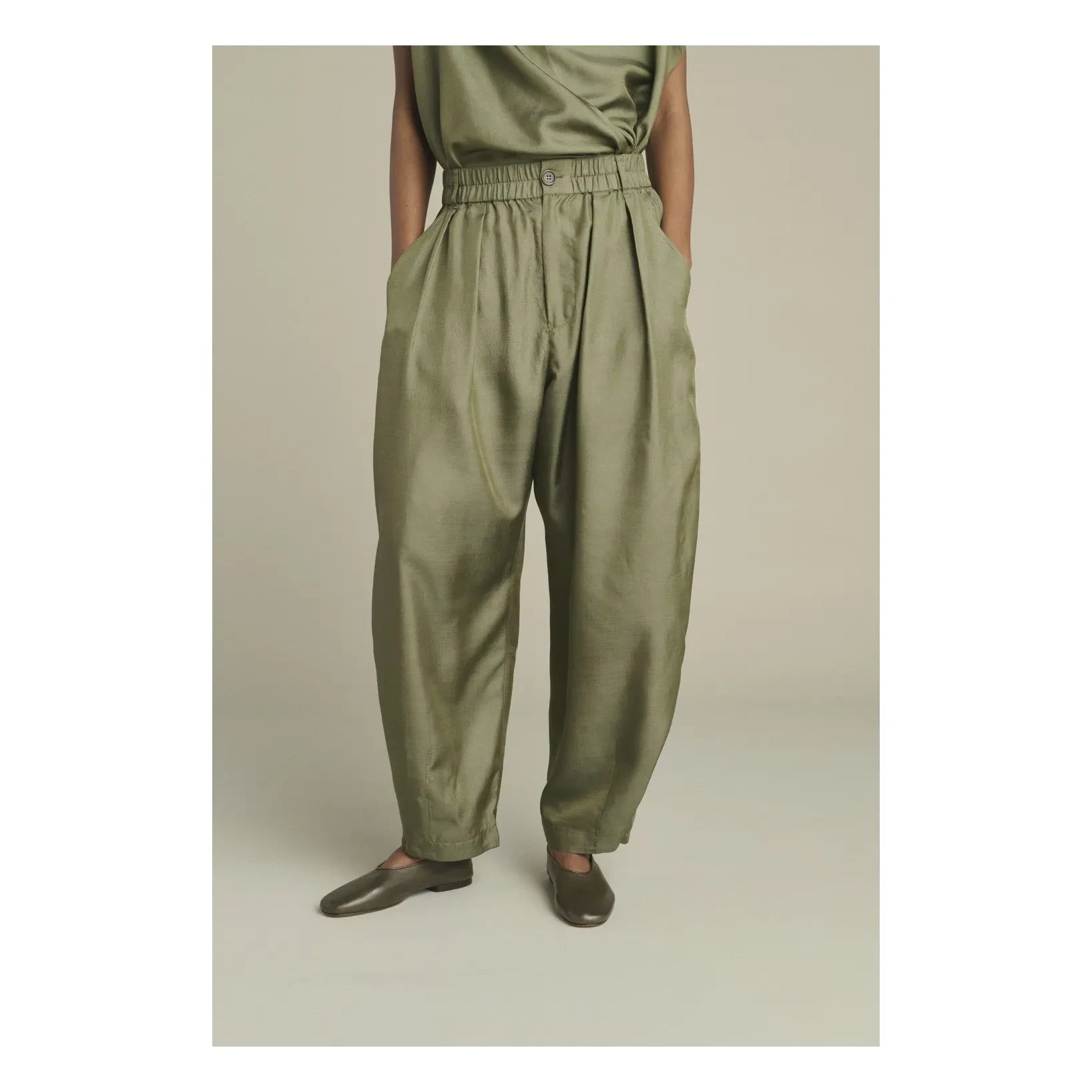 Soeur - Vernon Seidenhose | Grünspan