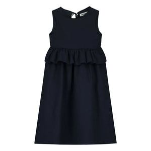 Tangerine - Gerüschtes Midikleid | Dunkelblau