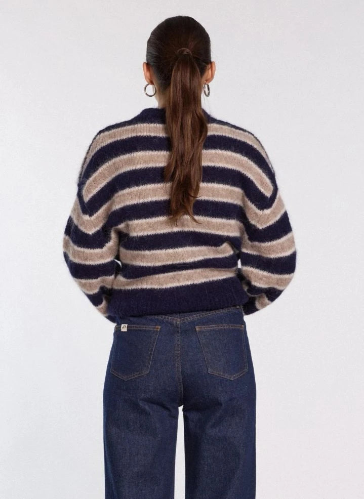 Nitah - Michel Strickjacke | Blau