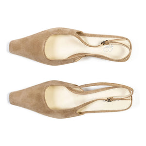 Odare - Anna Sweden Slingback | Taupe Braun